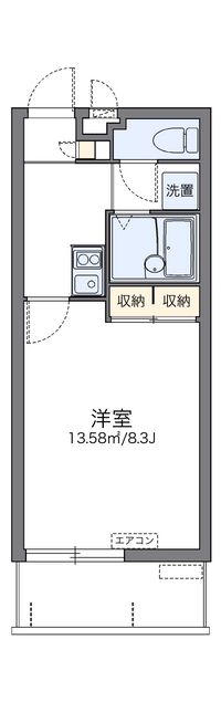 レオパレスカナ 間取り図