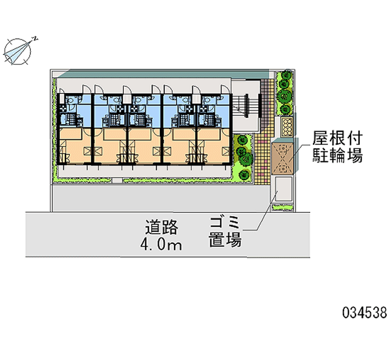 レオパレスルフナ 区画図