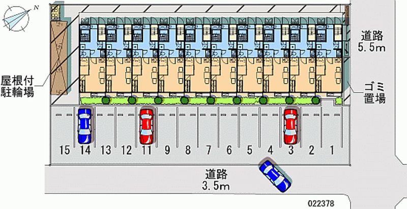 22378 bãi đậu xe hàng tháng