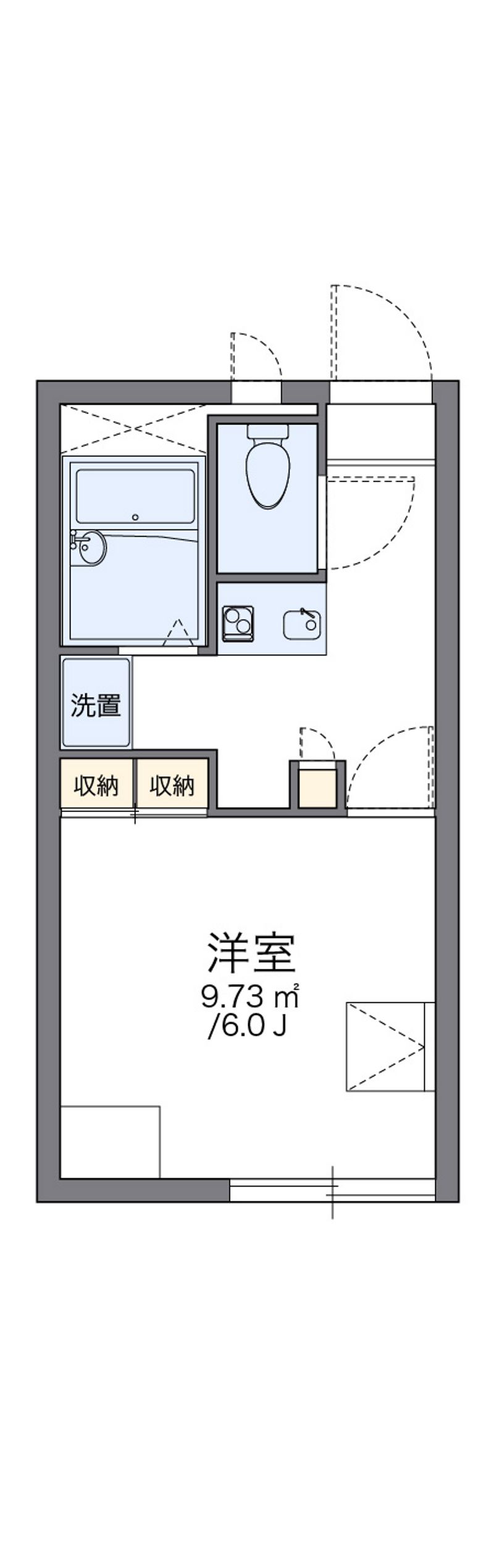 レオパレスファイン 間取図