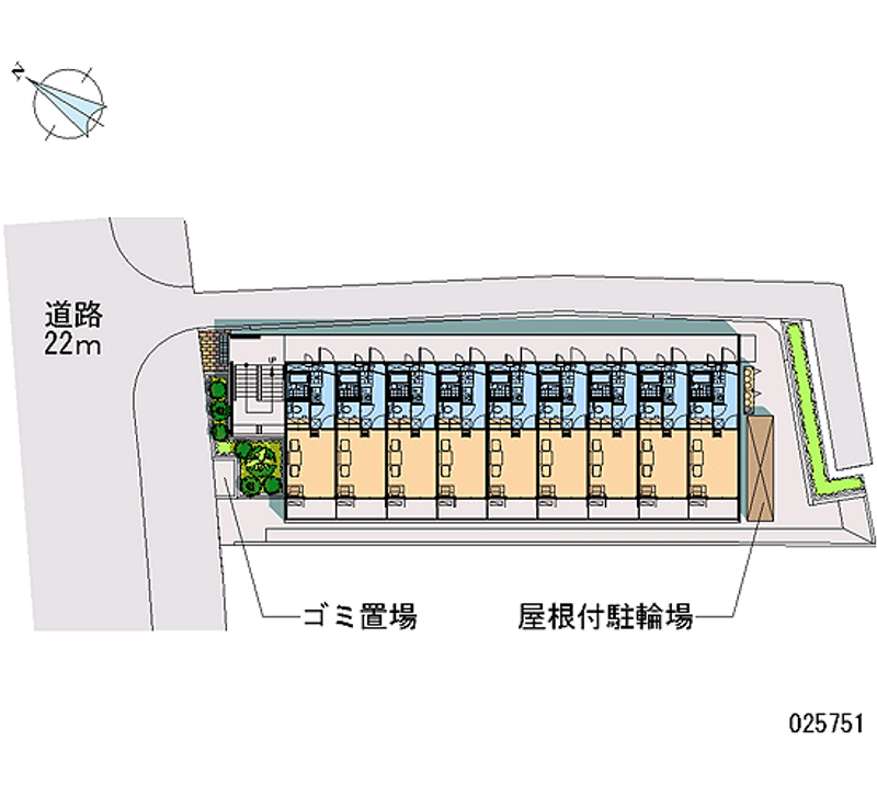 レオパレスグレイスＳＨＩＮＯ 区画図
