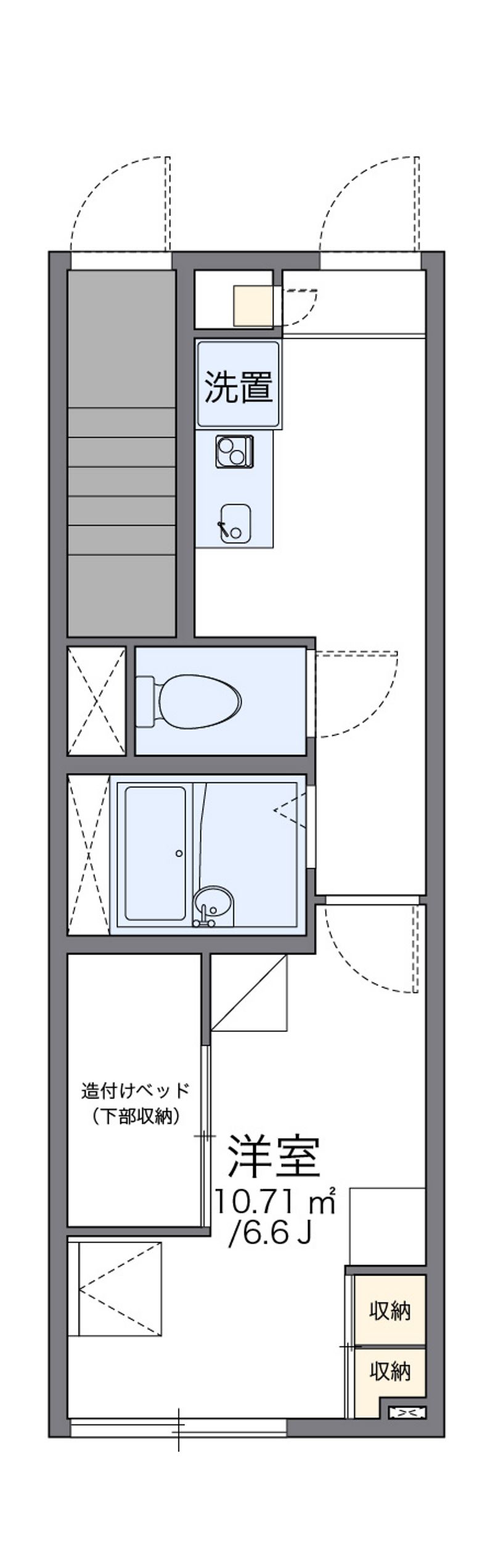 レオパレスＫ 間取図