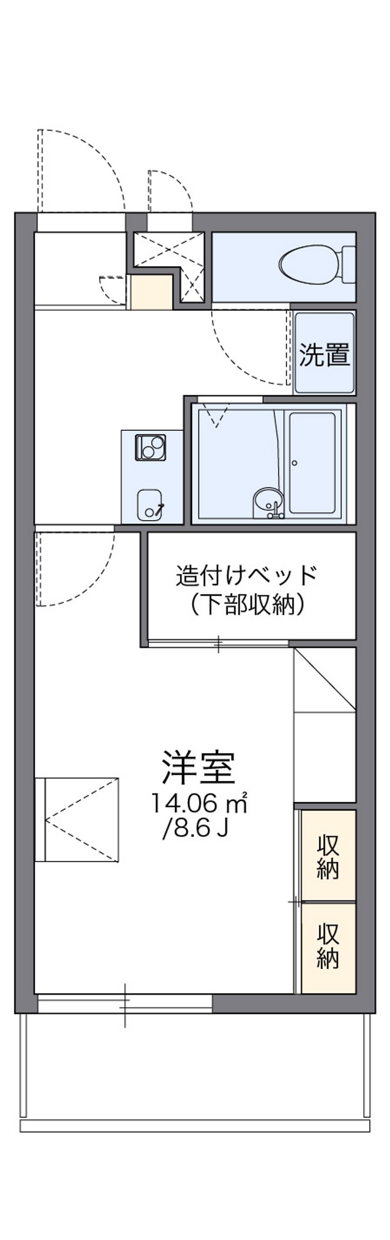 レオパレスＳｕｎｄｏｗｎｅｒ 間取図