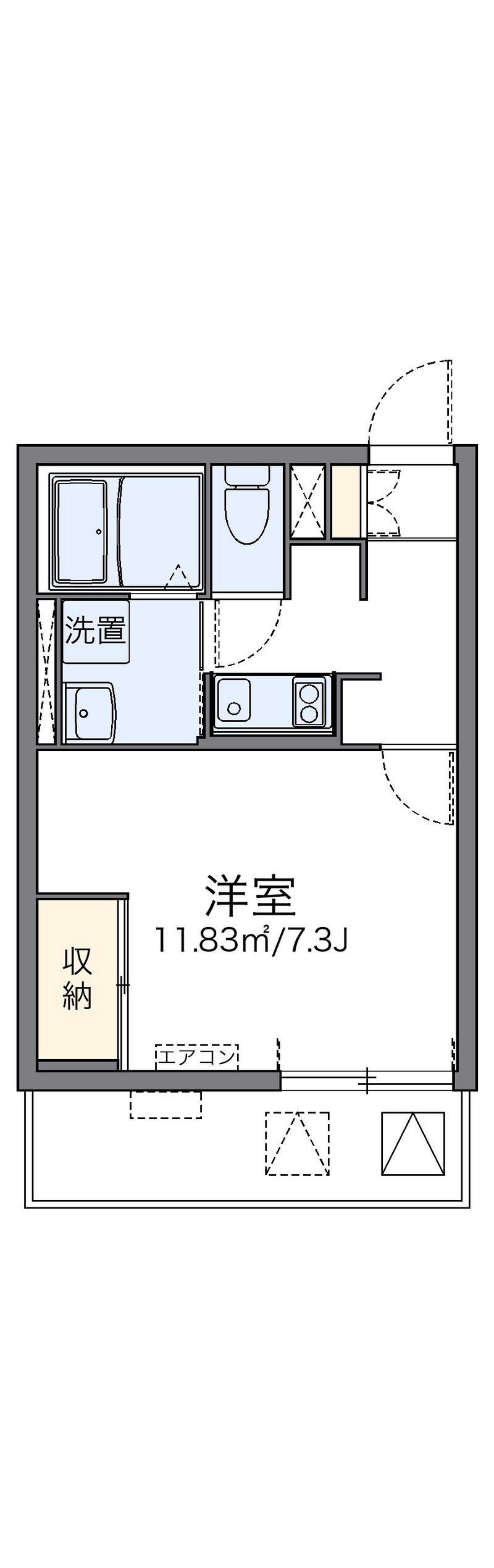 レオネクストルイエ西大井 間取図