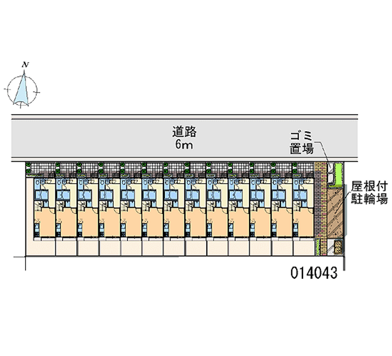 レオパレスビレントライフ 区画図