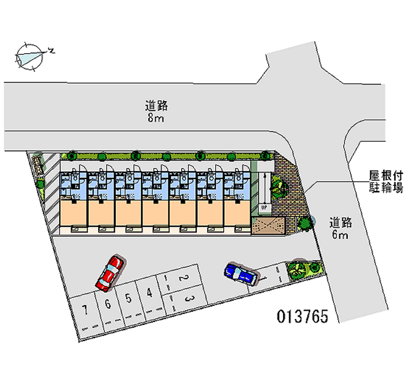 13765 Monthly parking lot