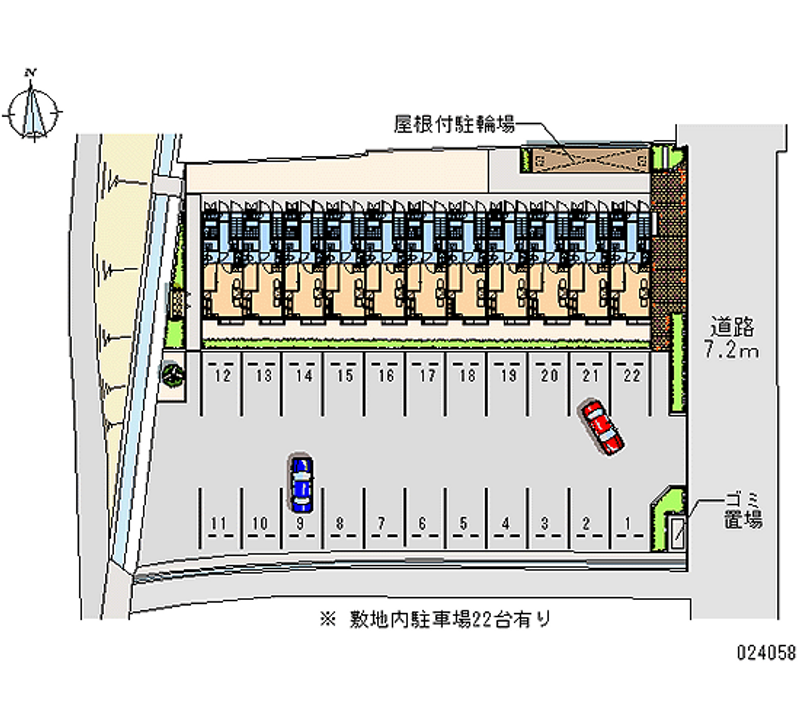 レオパレス高月 月極駐車場