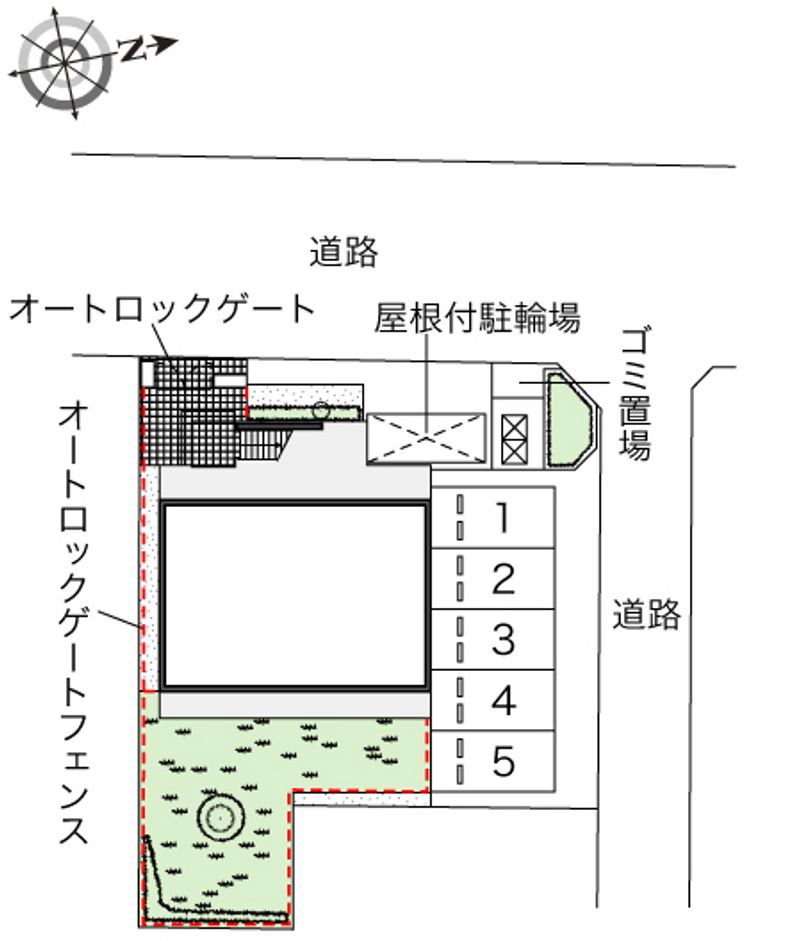 レオパレス曙 配置図