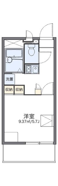 レオパレスプラムフィールド 間取り図