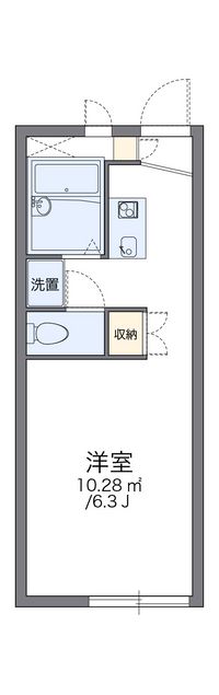 レオパレスパルフェ 間取り図