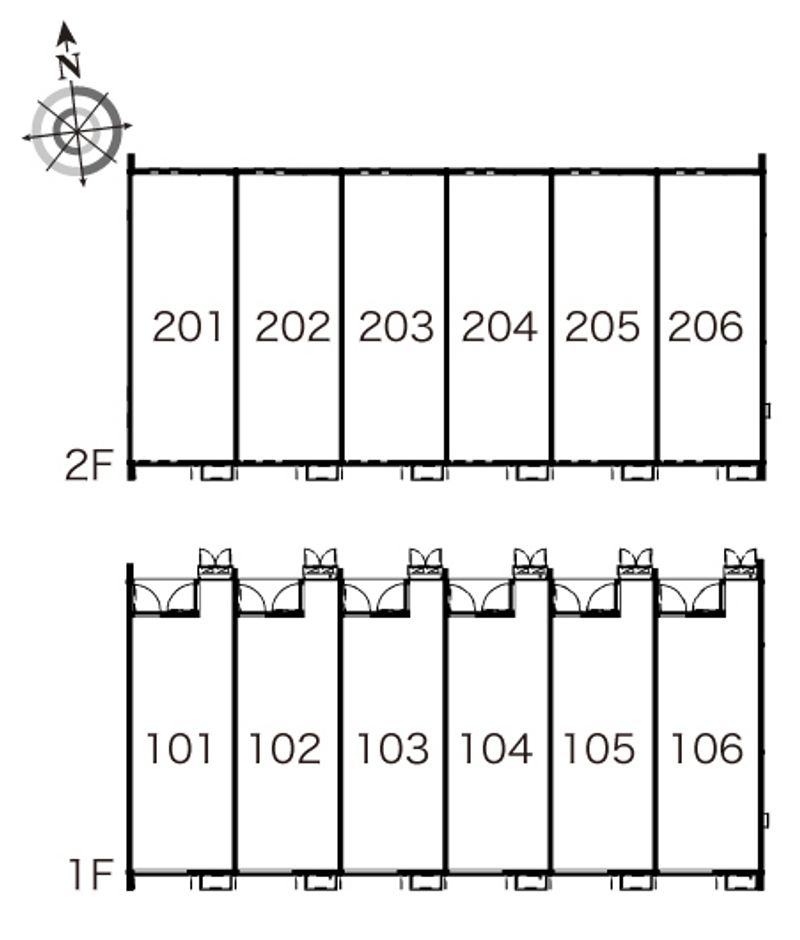レオネクストヴィーブル 間取配置図