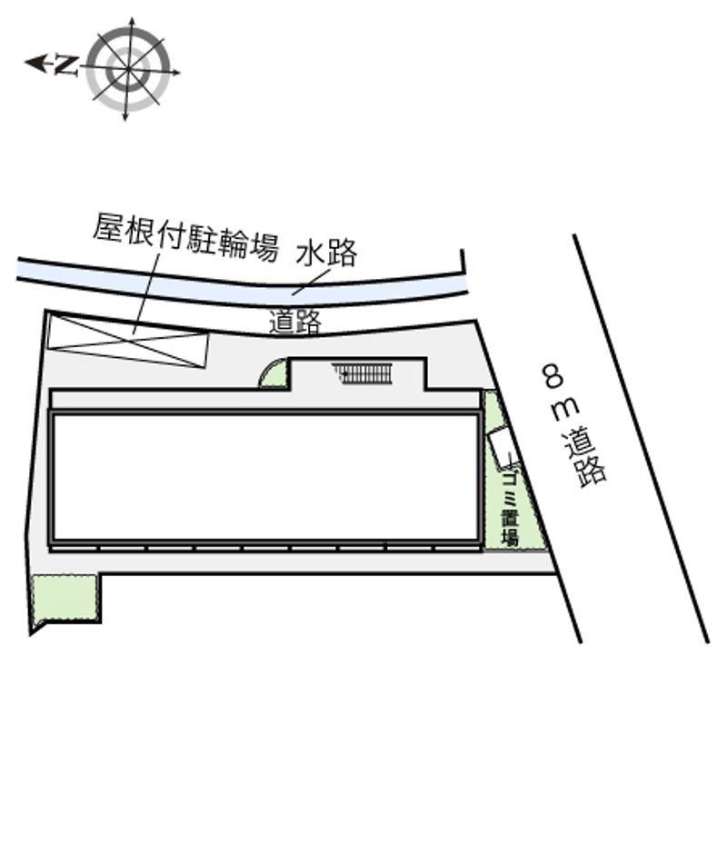 レオパレス和泉Ⅷ 配置図