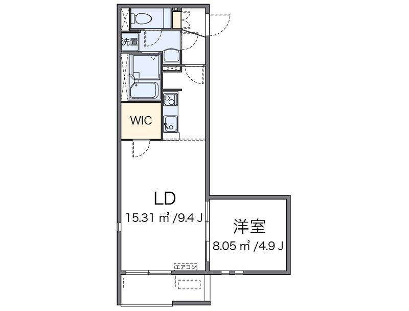 ミランダ二反田 間取図