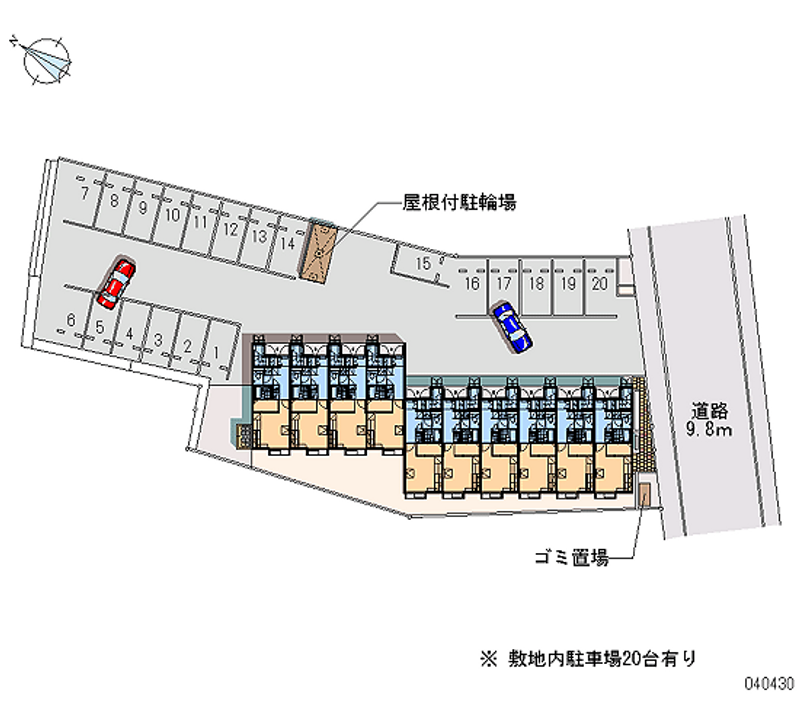 レオパレス鳳 月極駐車場