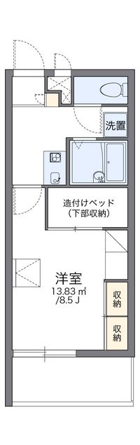 レオパレスコンフォート　おろく 間取り図