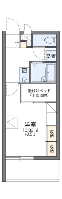 レオパレスコンフォート　おろく 間取図