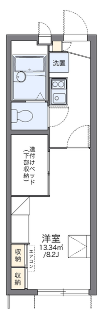 レオパレス武蔵野第３ 間取り図