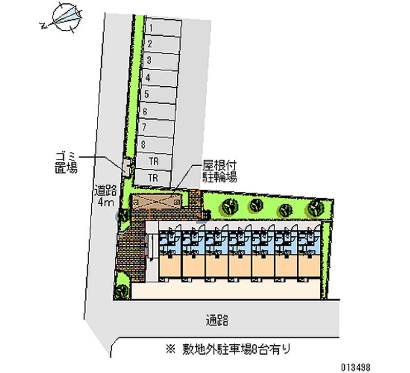 13498 Monthly parking lot