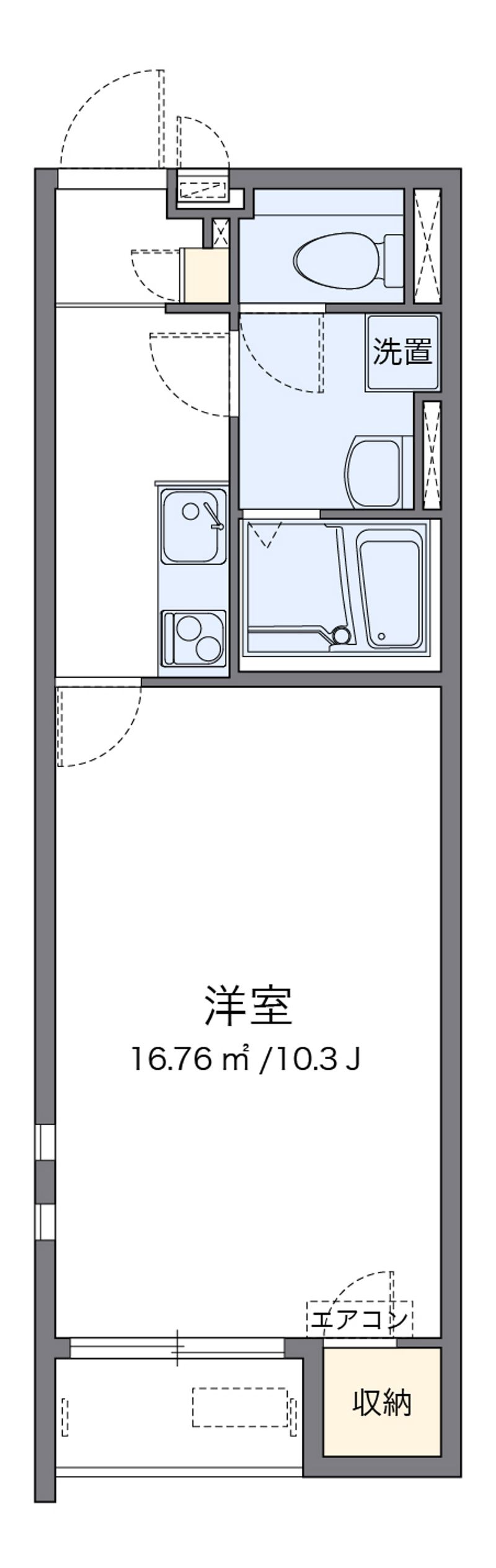 クレイノルピナス 間取図