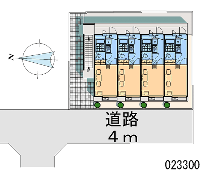 レオパレス藤荘 区画図