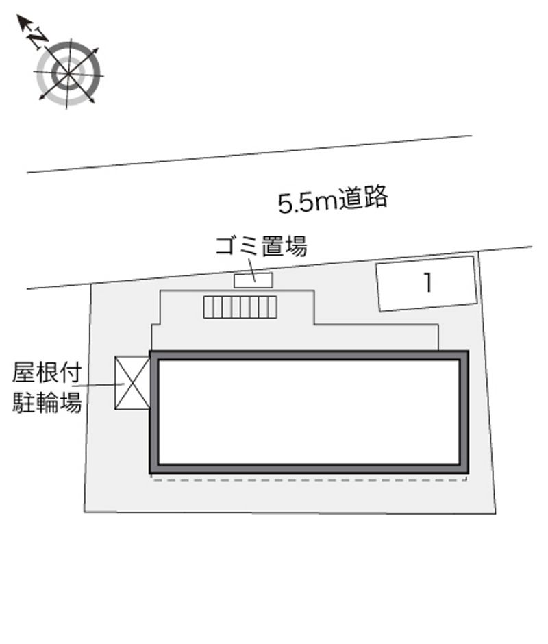 レオパレスラ　ルーナ 配置図