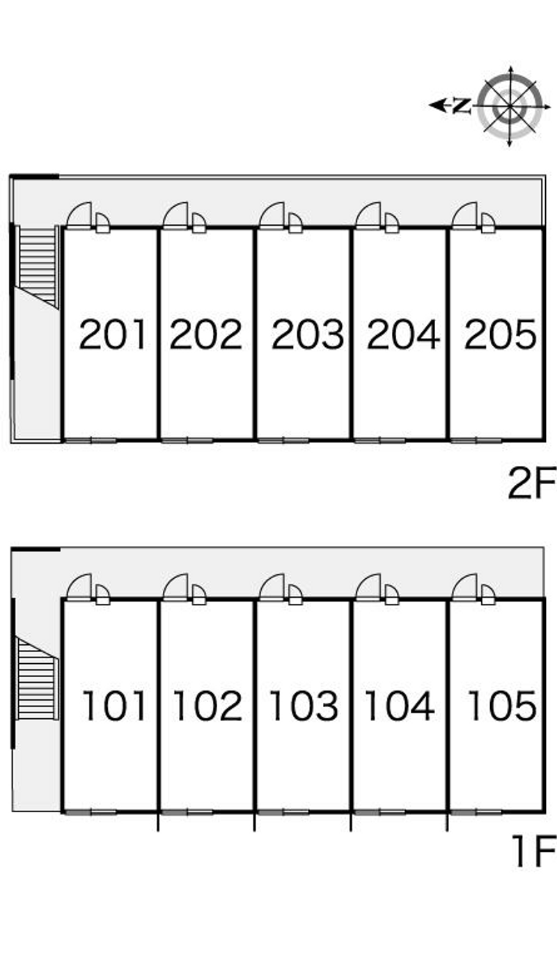 レオパレスマリポサ 間取り配置図
