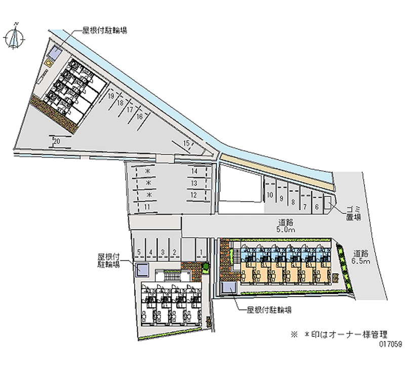 17059 Monthly parking lot