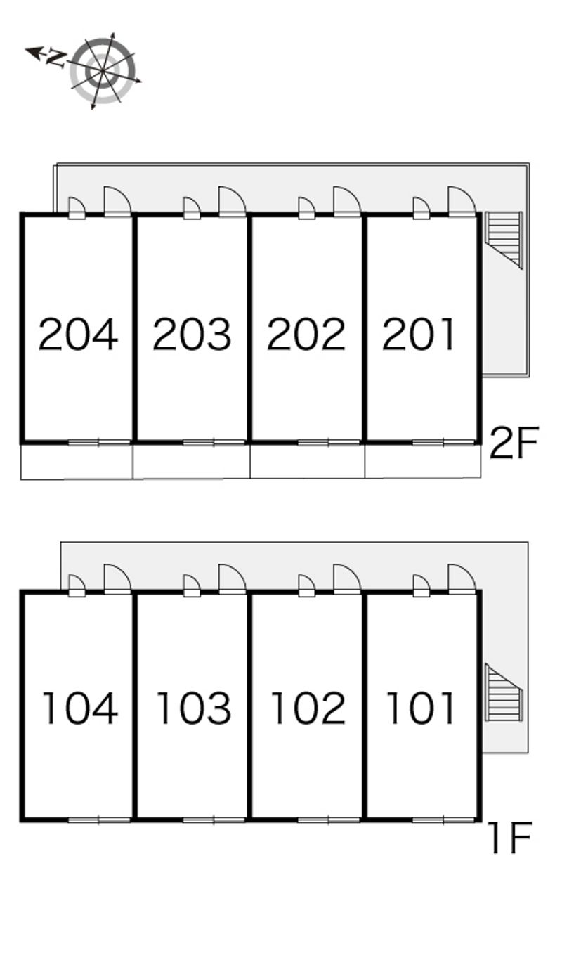 レオパレスカーサＫ３ 間取り配置図
