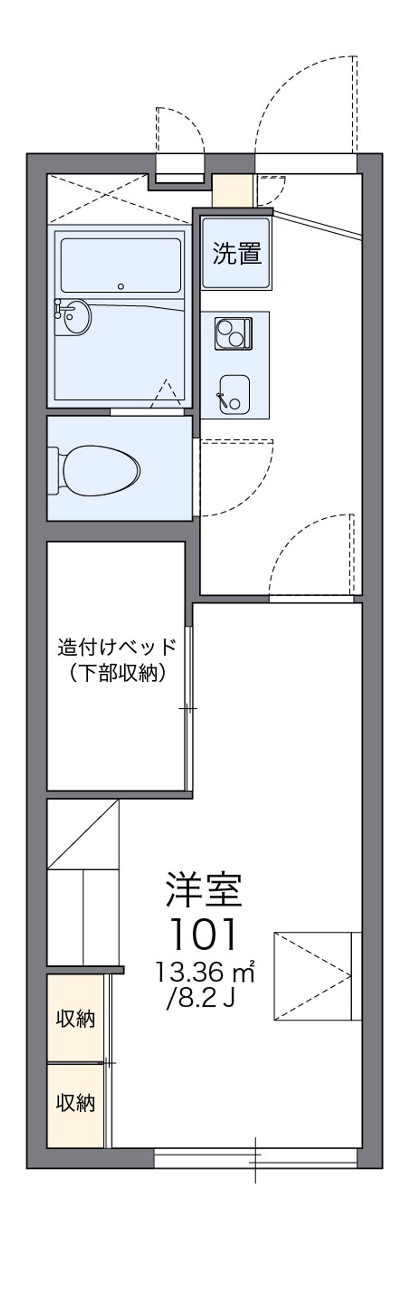 レオパレスメゾン　ローリエ２ 間取図