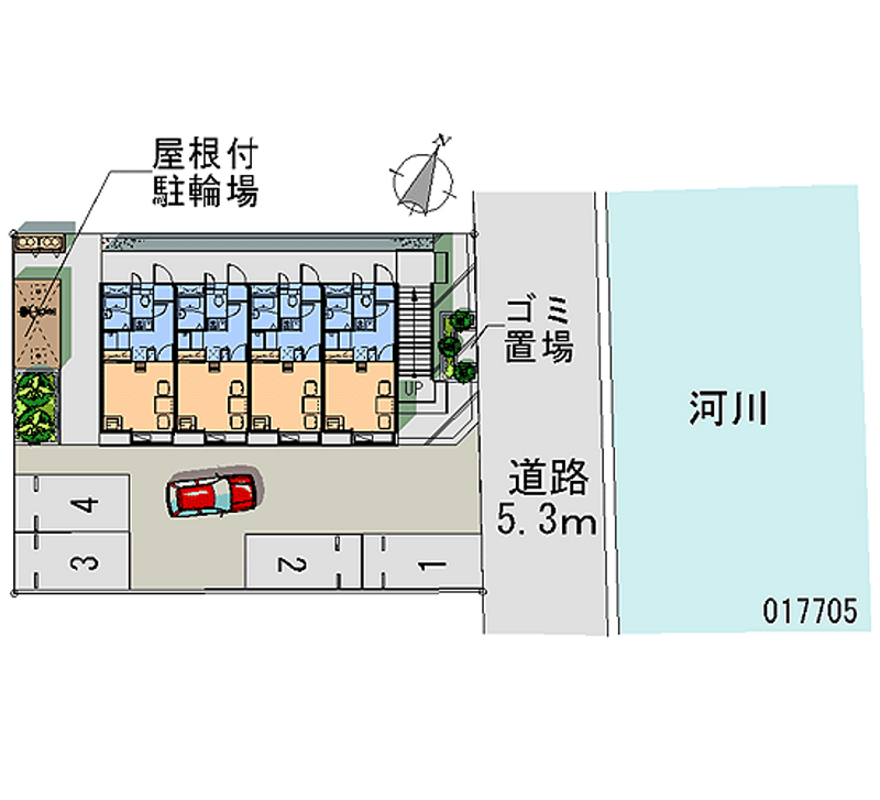 レオパレスオーシャン 月極駐車場