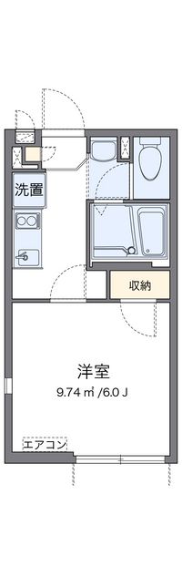 ミランダ千Ⅱ 間取り図