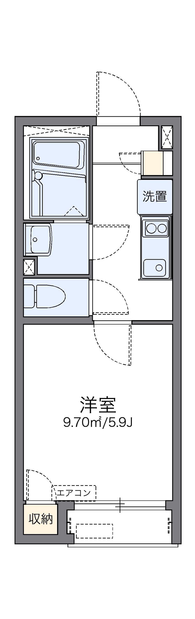 レオネクストローゼル吉祥寺 間取図