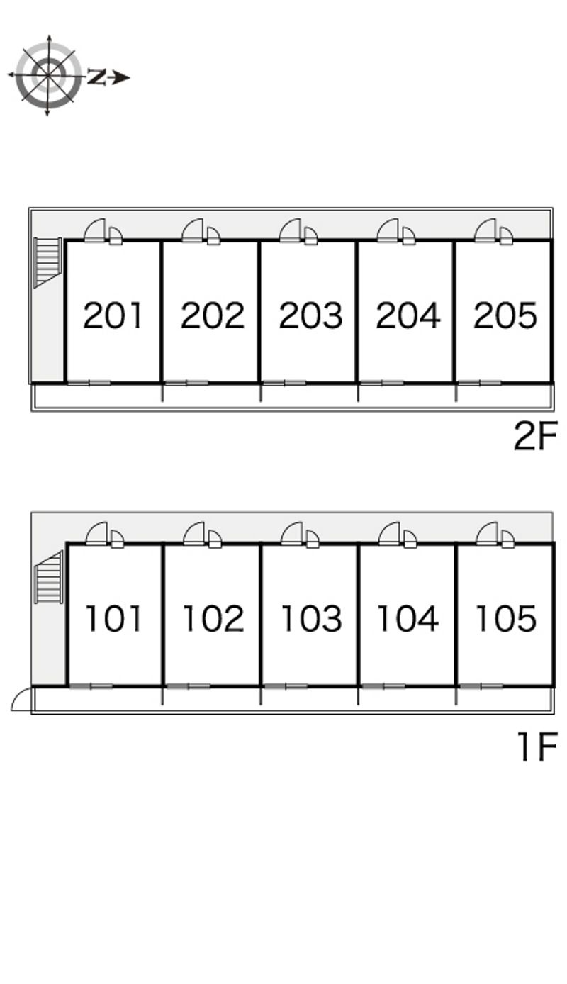 レオパレスエヴァーグリーン白幡Ⅲ 間取配置図