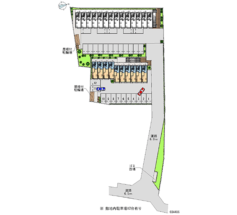 34486 Monthly parking lot