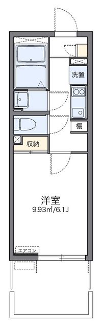 レオネクストラ　メイジュ天神橋 間取り図