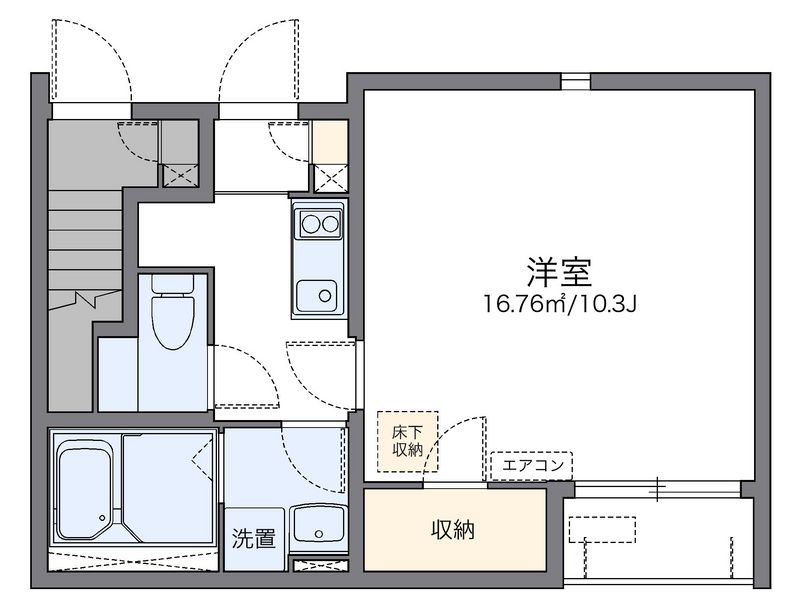 レオネクスト野一色スカイブルー 間取図