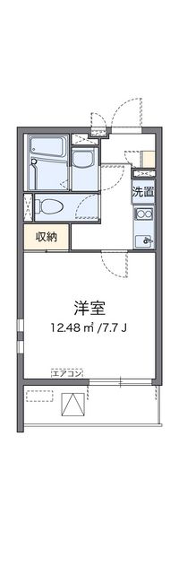 クレイノ浪華Ⅳ 間取り図