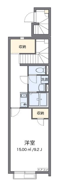 クレイノＧＡＲＤＥＮ　丘　Ⅱ 間取り図