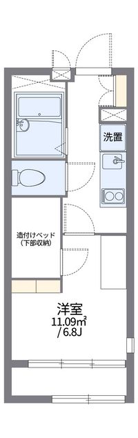 レオパレスピュア 間取図