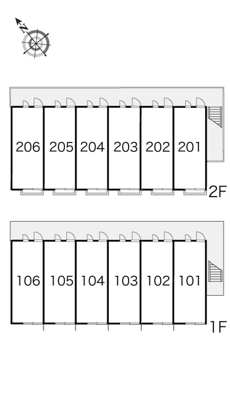 レオパレス２００５ 間取配置図