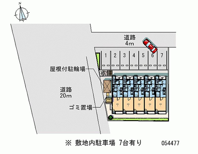 54477 Monthly parking lot