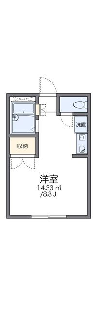 レオパレスシャルム 間取り図