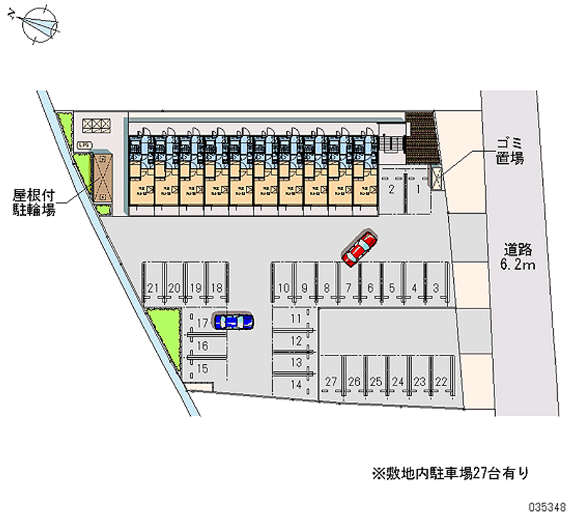 レオパレスグレンツェ　掛川 月極駐車場