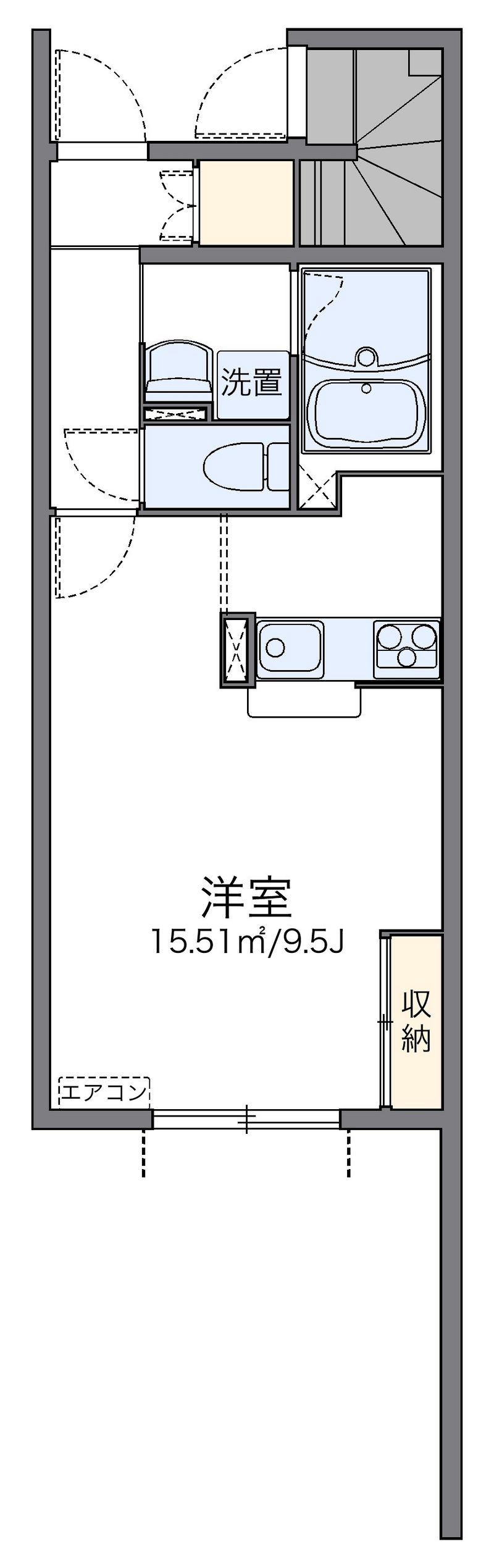 レオネクスト幸袋 間取図