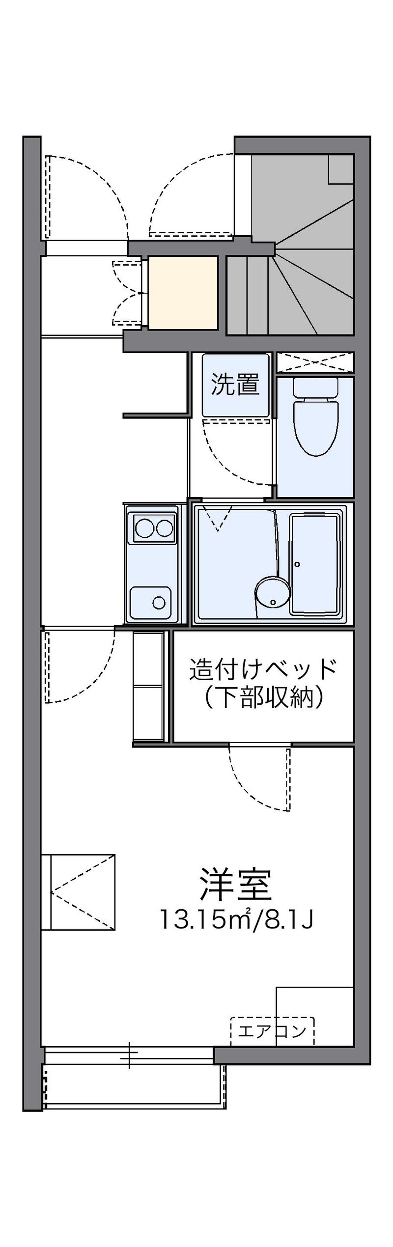 レオネクストエルビエンⅢ 間取図