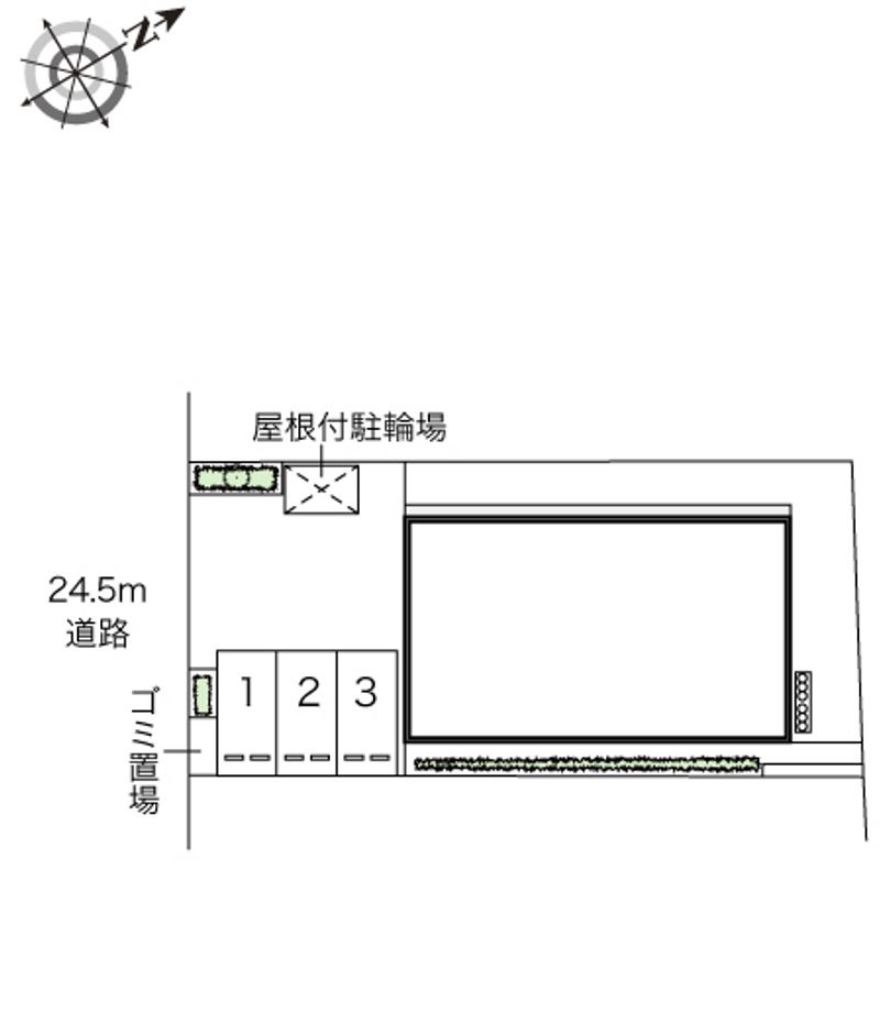 レオネクスト名東本通　Ｅａｓｔ 配置図