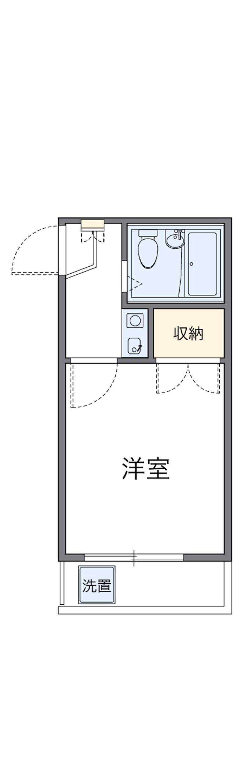 leopalace Asaka Dai2 户型图