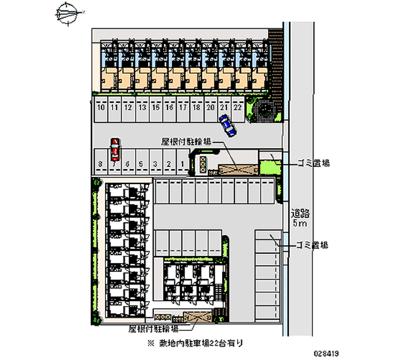 レオパレスサザン 月極駐車場