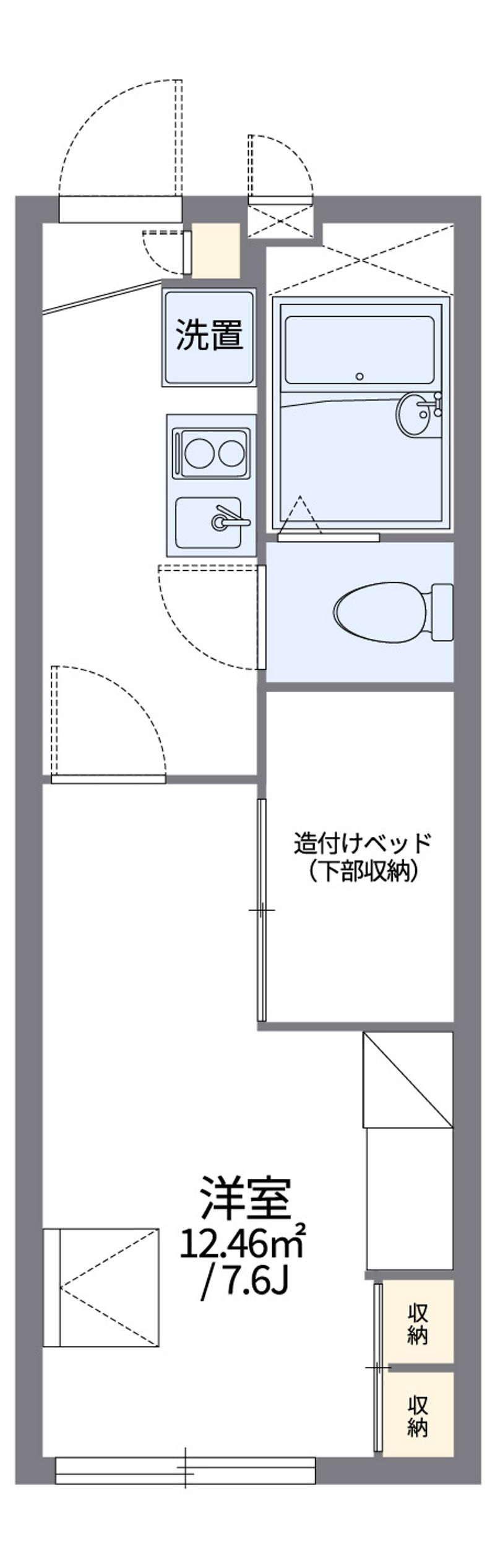 レオパレスフエキ 間取図