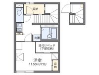 レオパレスデキシントン街７６７ 間取り図